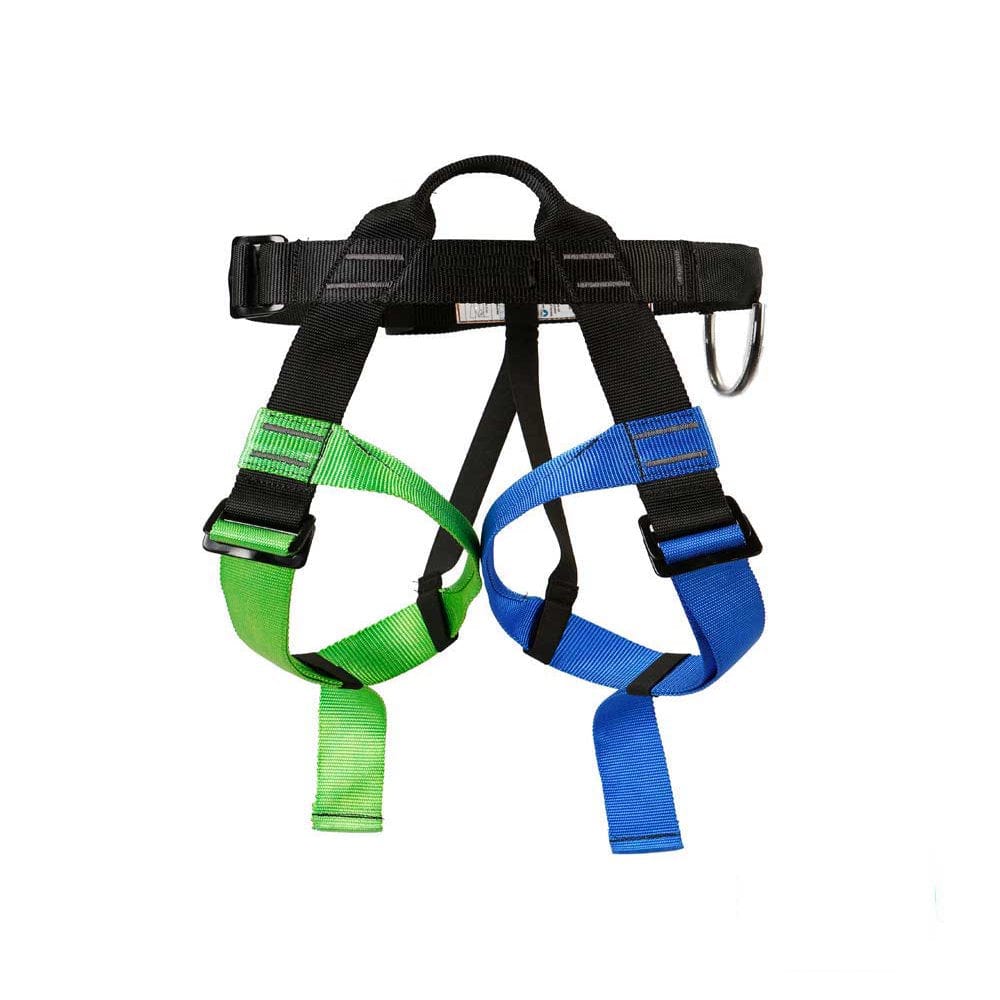 Tirsuli Rock Climbing Rappelling Harness Adjustable Seat Belt Auto-Lock Buckles Leg Loops