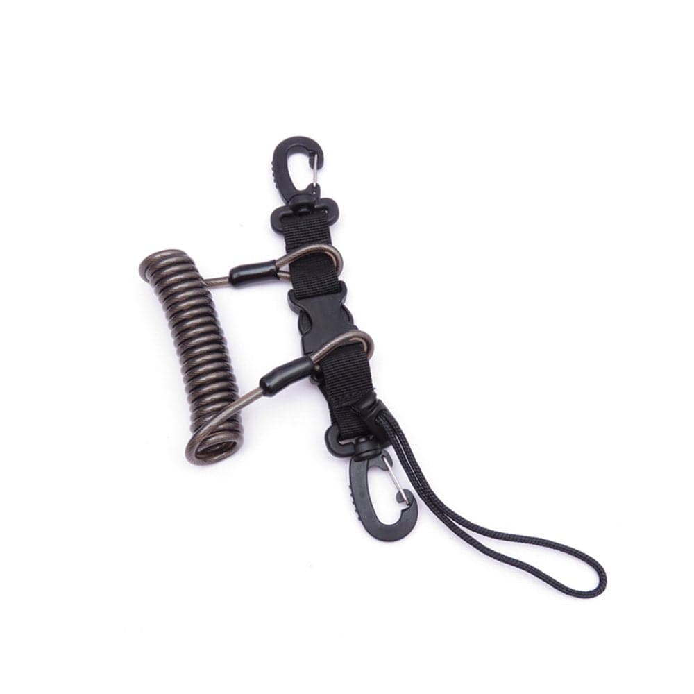 Toma TPU Diving Anti-Lost Lanyard Portable Heavy Duty Quick Release Stainless Steel Buckle Outdoor Sport Freediving Climbing Rope