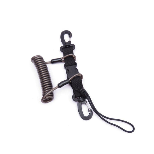 Toma TPU Diving Anti-Lost Lanyard Portable Heavy Duty Quick Release Stainless Steel Buckle Outdoor Sport Freediving Climbing Rope