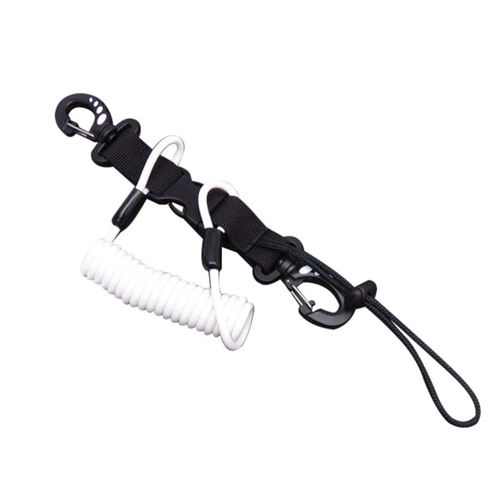 Toma TPU Diving Anti-Lost Lanyard Portable Heavy Duty Quick Release Stainless Steel Buckle Outdoor Sport Freediving Climbing Rope