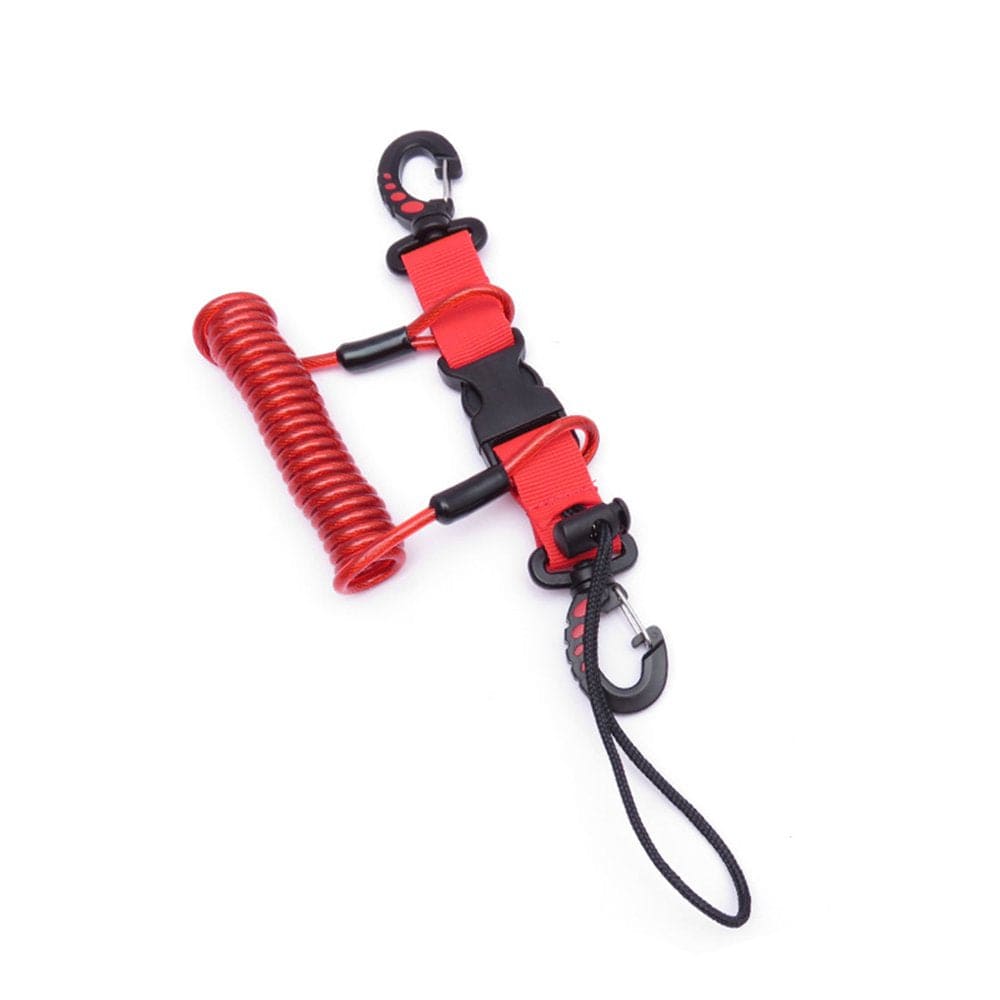 Toma TPU Diving Anti-Lost Lanyard Portable Heavy Duty Quick Release Stainless Steel Buckle Outdoor Sport Freediving Climbing Rope