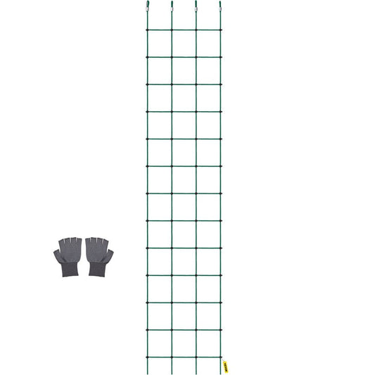 VEVOR Climbing Cargo Net, 30" X 150" Climbing Net, Polyester Playground Climbing Cargo Net, Rope Ladder, Swingset, Large Military Climbing Cargo Net for Kid & Adult, Indoor & Outdoor, Treehouse, Green