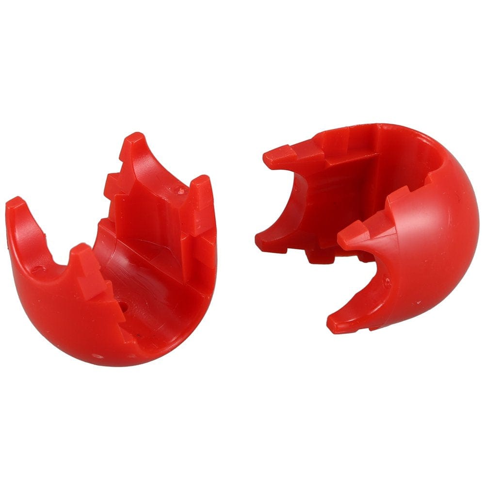 Xtangh 10Pcs Climbing Rope Net Plastic Connector Net Buckle Climbing Accessories for Outdoor Amusement Swing Climbing Rope Parts Red