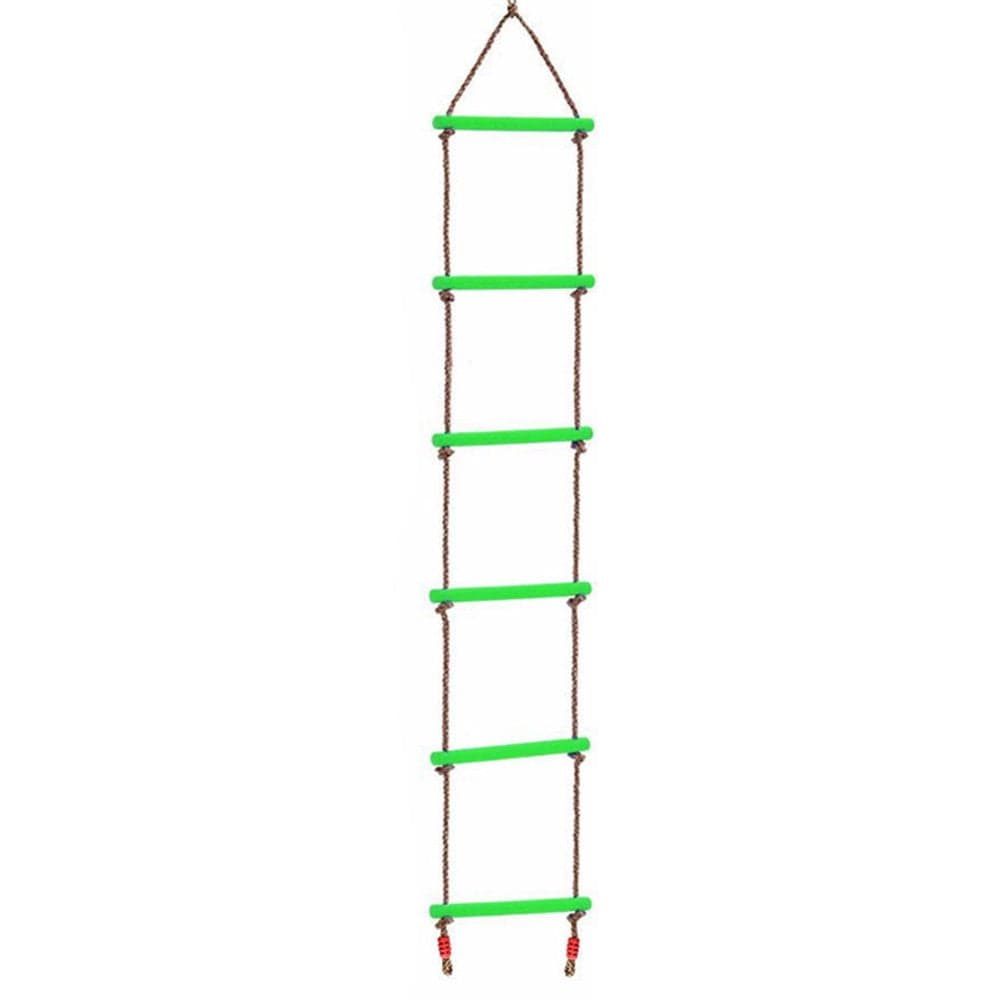 Yfmall Playground Backyard Climbing Swing Rope Ladder Accessories Game Toy for Kids