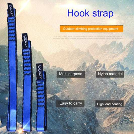 Ylmarket 22KN Outdoor Rock Climbing Hiking Nylon Bearing Strap Sling Reinforced Rope Belt
